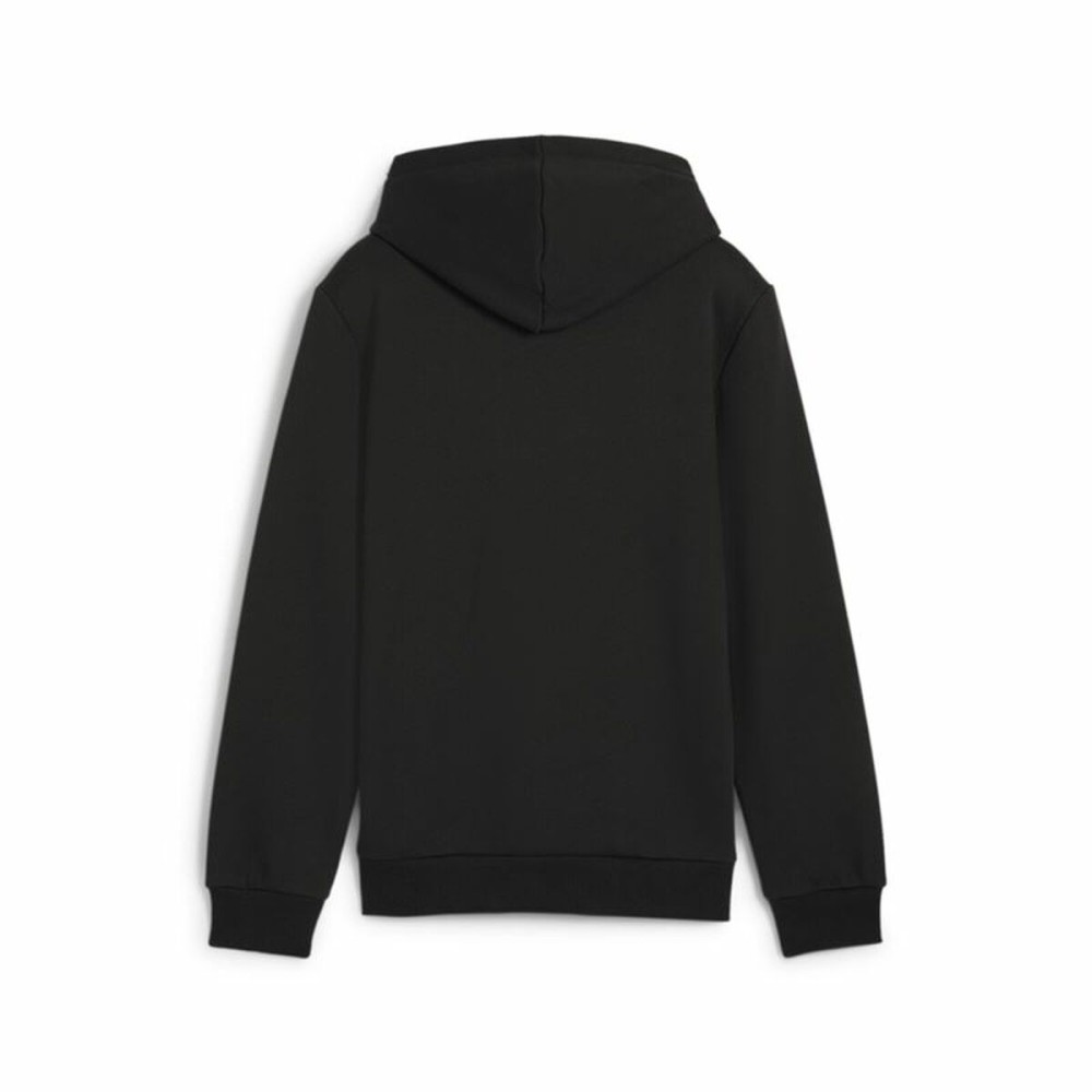Hanorac cu Glugă Copii Puma Essentials+ 2 Col Big Logo Negru