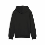 Hanorac cu Glugă Copii Puma Essentials+ 2 Col Big Logo Negru