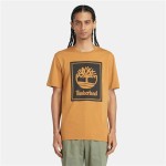 Tricou cu Mânecă Scurtă Bărbați Timberland Stack Logo