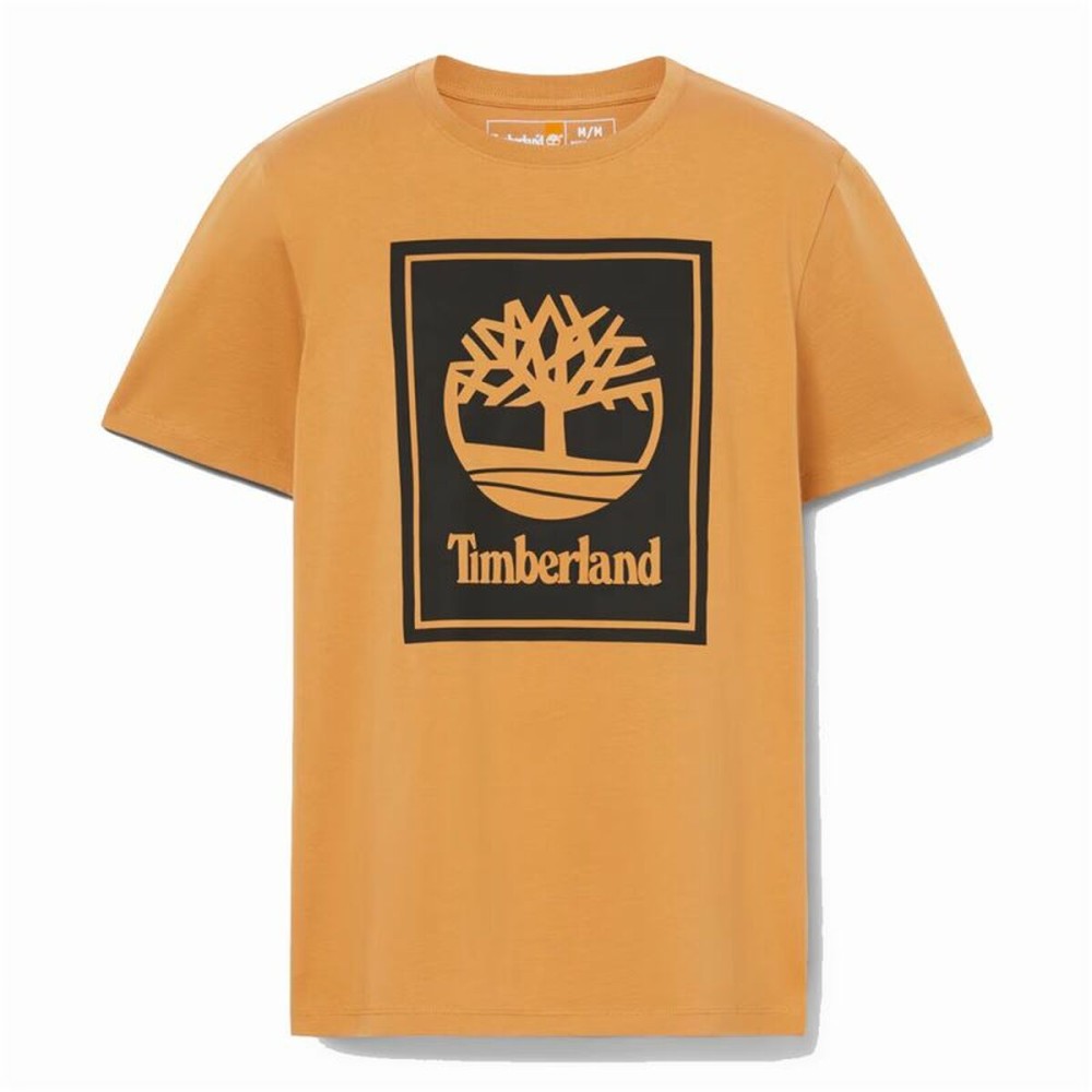 Tricou cu Mânecă Scurtă Bărbați Timberland Stack Logo