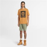 Tricou cu Mânecă Scurtă Bărbați Timberland Stack Logo