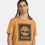 Tricou cu Mânecă Scurtă Bărbați Timberland Stack Logo