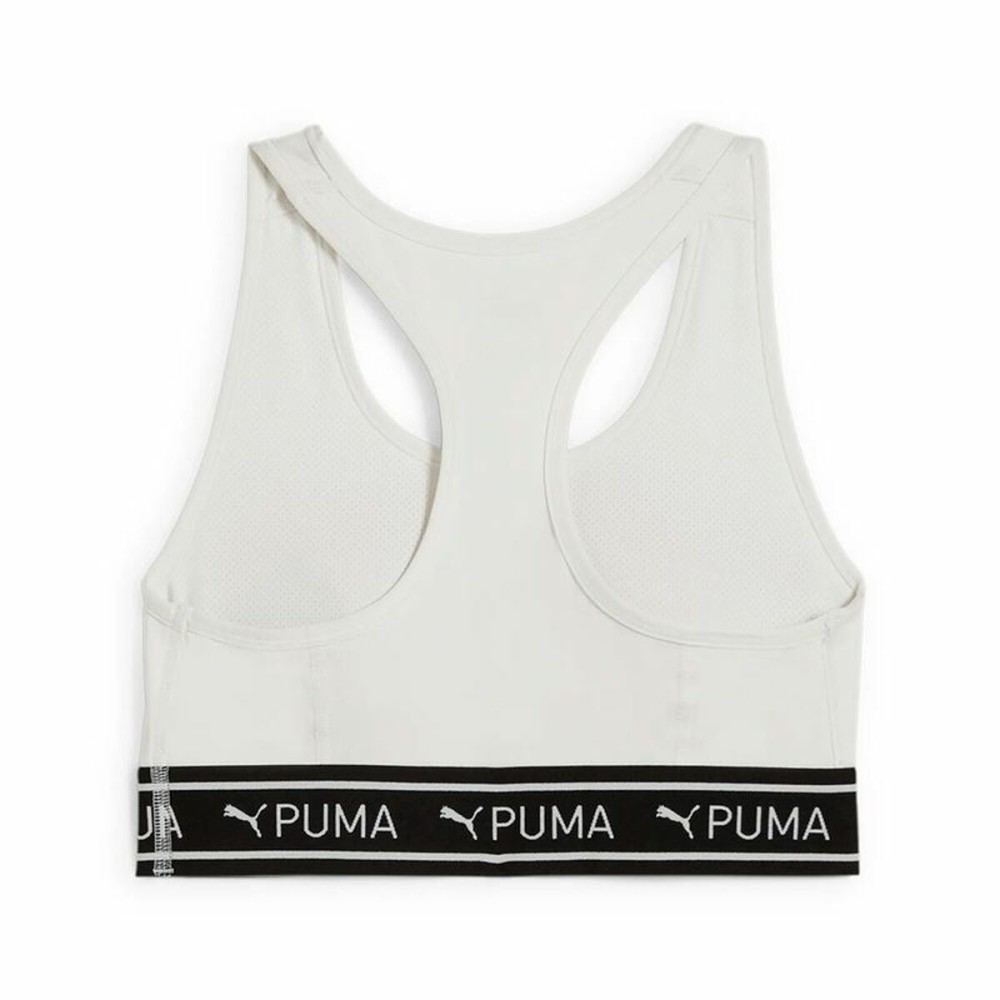 Sutien Sport Puma 4Keeps Elastic Bra Alb