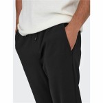 Pantalon de Trening pentru Adulți Only & Sons Onslinus Crop Tap 0192 Negru Bărbați