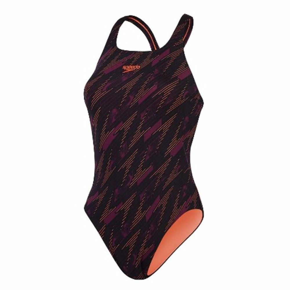 Costum de Baie Femei Speedo Hyperboom Allover Portocaliu