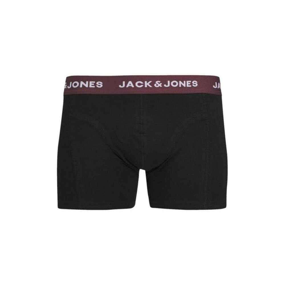 Boxeri pentru bărbați Jack & Jones Jacaron Solid Trunks Negru