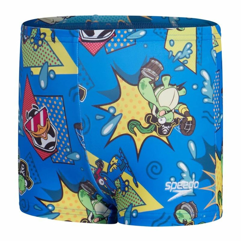 Costum de Baie Copii Speedo Digital Allover Aquashort Indigo