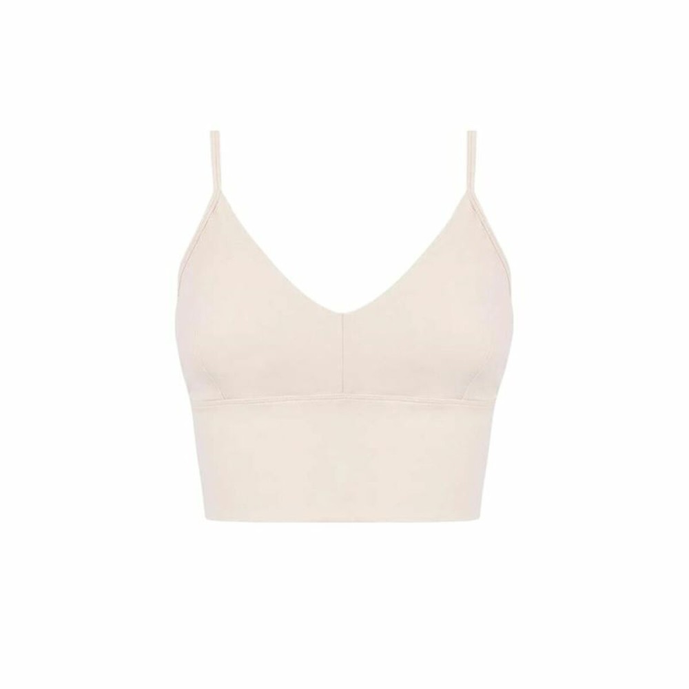 Top Sport de Damă Black Limba Furina  Crem