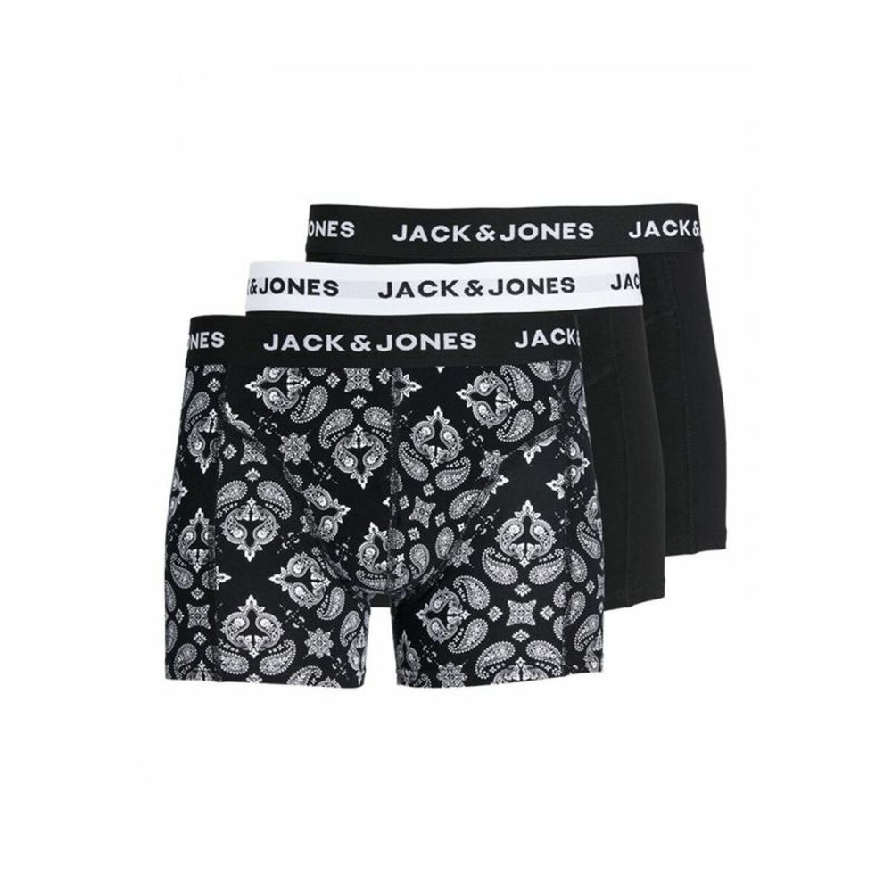 Boxeri pentru bărbați Jack & Jones Jacparis Trunks Negru