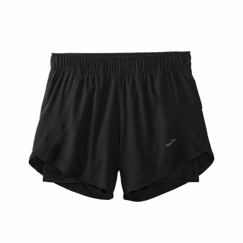 Pantaloni Scurți Sport pentru Damă Brooks Chaser 5" 2-in-1 Negru