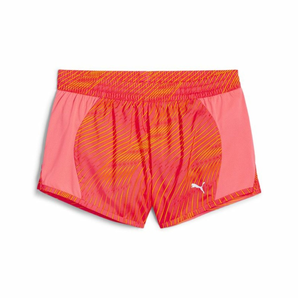 Pantaloni Scurți Sport pentru Damă Puma Puma Run Favorite Aop Velocity 3" Roșu