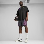 Pantaloni Scurți Sport pentru Bărbați Puma AC Milan Gri închis