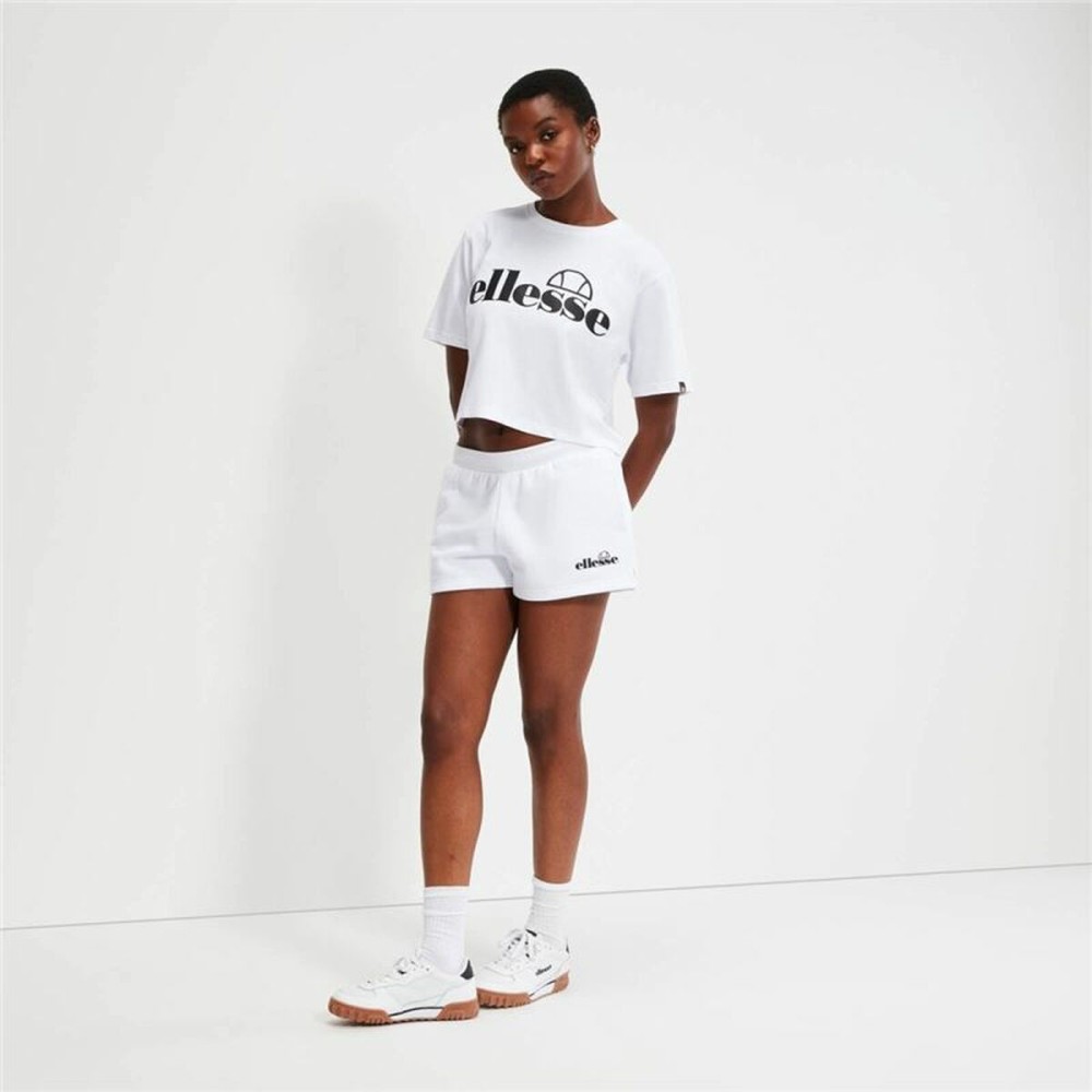 Pantaloni Scurți Sport pentru Damă Ellesse Kyrana Loopback Alb