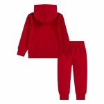 Set Sport pentru Bebeluși Jordan MJ Brklyn Fleecec Pullover Set Roșu 2 Piese