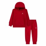 Set Sport pentru Bebeluși Jordan MJ Brklyn Fleecec Pullover Set Roșu 2 Piese