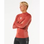 Tricou de baie Rip Curl Waves Upf Perf L/S Roșu Surf