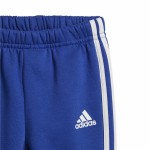 Set Sport pentru Bebeluși Adidas I 3Stripes Tib Fleece Ts Infantil Albastru