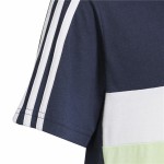 Tricou cu Mânecă Scurtă pentru Copii Adidas 3 Bnadas 9-10 Ani Albastru