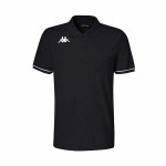 Tricou Polo cu Mânecă Scurtă Bărbați Kappa Kappa Barli Negru 4XL