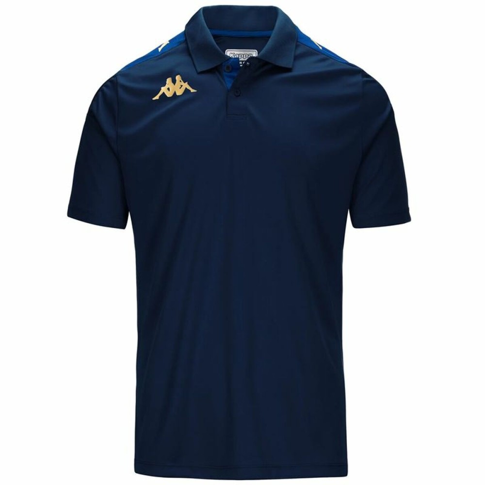 Tricou Polo cu Mânecă Scurtă Bărbați Kappa 4Futbol Ghiolo Albastru 2XL