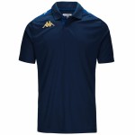 Tricou Polo cu Mânecă Scurtă Bărbați Kappa 4Futbol Ghiolo Albastru 2XL