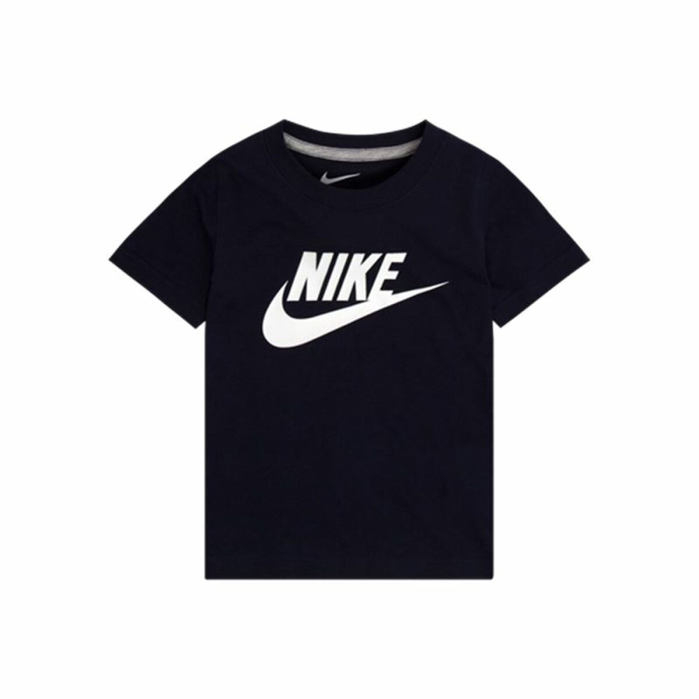 Tricou cu Mânecă Scurtă Nike Futura Ss Negru Albastru închis