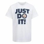 Tricou cu Mânecă Scurtă Copii Nike Smiley Just do it Ss Alb