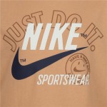 Tricou cu Mânecă Scurtă Copii Nike Retro Ss Bej