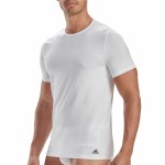 Tricou cu Mânecă Scurtă Bărbați Adidas Ss Tee Crew Active Core Cotton Alb 3 Unități