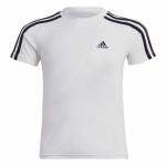 Tricou cu Mânecă Scurtă Adidas Lk 3S Co Alb