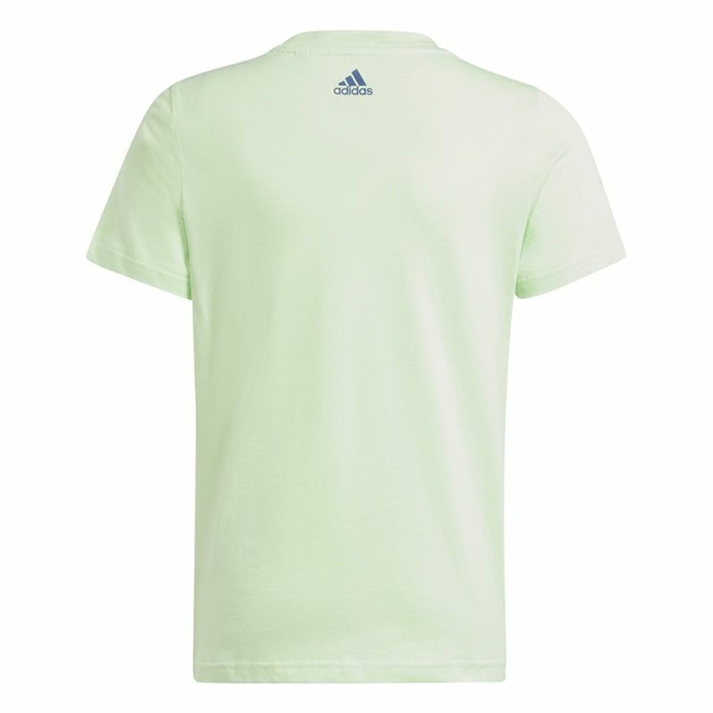 Tricou cu Mânecă Scurtă pentru Copii Adidas G Lin Verde deschis