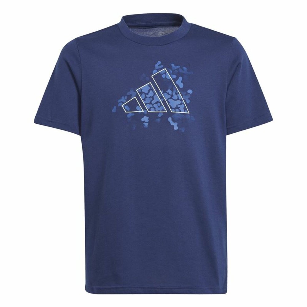 Tricou cu Mânecă Scurtă Bărbați Adidas Essentials Uni Train Albastru