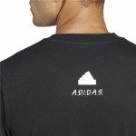 Tricou cu Mânecă Scurtă Bărbați Adidas All Day I Dream Negru