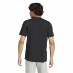 Tricou cu Mânecă Scurtă Bărbați Adidas Graphic Print Fleece Negru