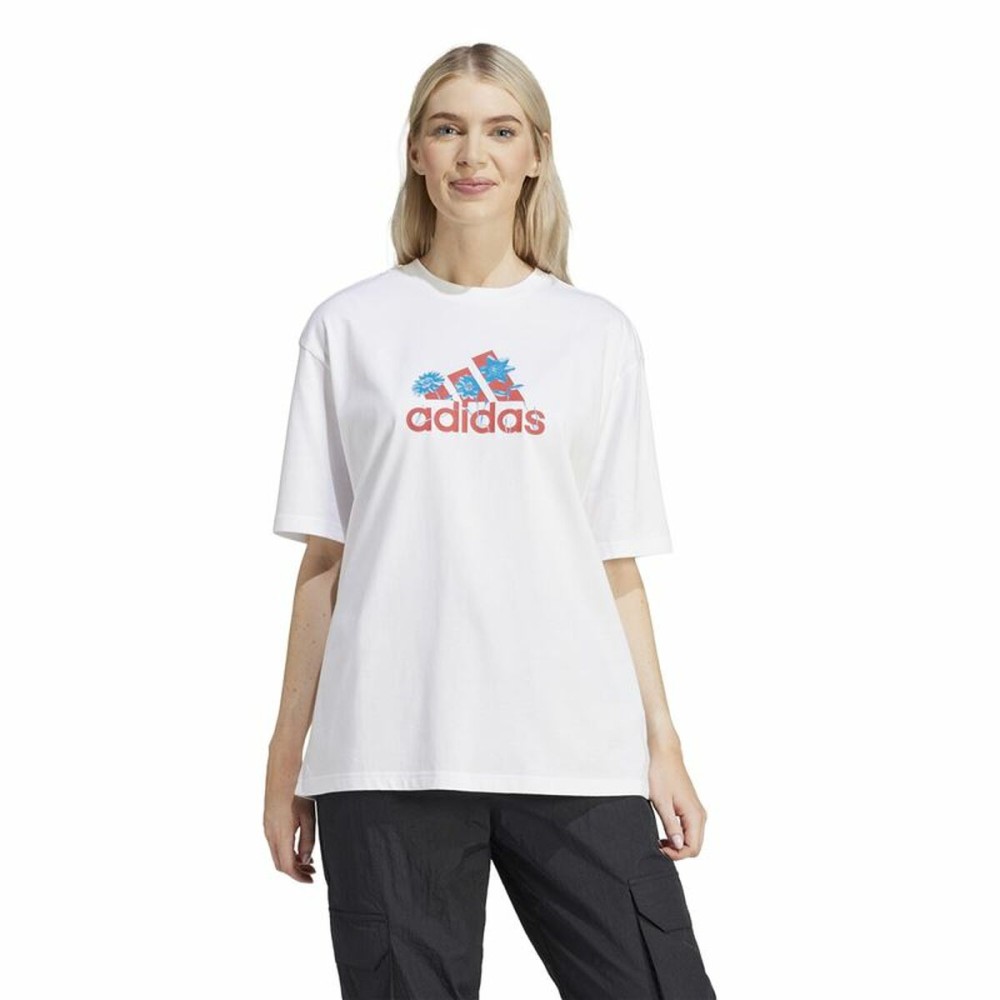 Tricou cu Mânecă Scurtă Femei Adidas Flower Badge of Sports Gt