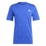 Tricou cu Mânecă Scurtă Bărbați Adidas Essentials Monogram Albastru