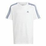 Tricou cu Mânecă Scurtă pentru Copii Adidas Essentials Alb