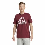 Tricou cu Mânecă Scurtă Bărbați Adidas Fld Bos Maro Castaniu