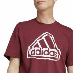 Tricou cu Mânecă Scurtă Bărbați Adidas Fld Bos Maro Castaniu