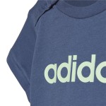 Set Sport pentru Bebeluși Adidas I Lin Co Set Infantil Albastru Gri Multicolor