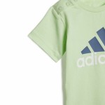 Set Sport pentru Bebeluși Adidas Bl Cotton Set Infantil Albastru Verde deschis