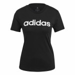 Tricou cu Mânecă Scurtă Femei Adidas Lin T Negru (XS)