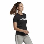 Tricou cu Mânecă Scurtă Femei Adidas Lin T Negru (XS)