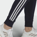 Pantaloni lungi de sport Adidas Essentials 3 Bandas W Bleumarin Femeie