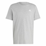 Tricou cu Mânecă Scurtă Bărbați Adidas Essentials Gri deschis S