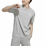 Tricou cu Mânecă Scurtă Bărbați Adidas Essentials Gri deschis S
