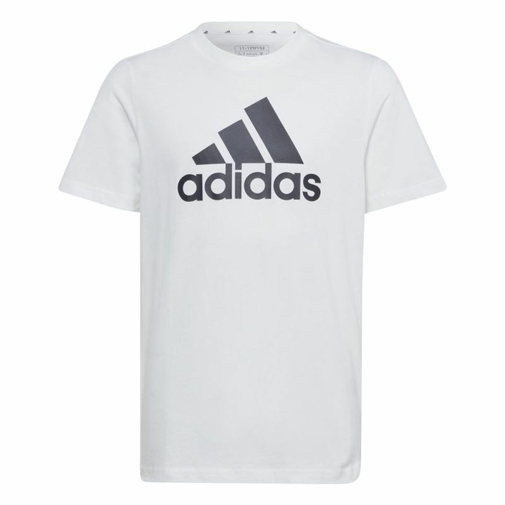 Tricou cu Mânecă Scurtă pentru Copii Adidas Essentials Big Logo Cotton