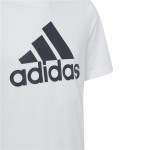 Tricou cu Mânecă Scurtă pentru Copii Adidas Essentials Big Logo Cotton
