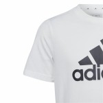 Tricou cu Mânecă Scurtă pentru Copii Adidas Essentials Big Logo Cotton