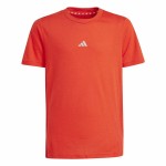 Tricou cu Mânecă Scurtă pentru Copii Adidas Training Aeroready (7-8 Ani)